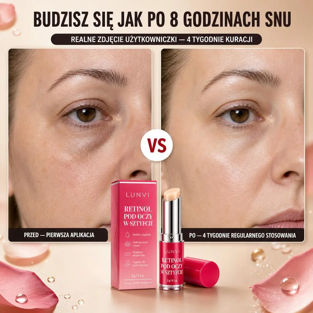 LUNVI - Retinolowy sztyft pod oczy na noc