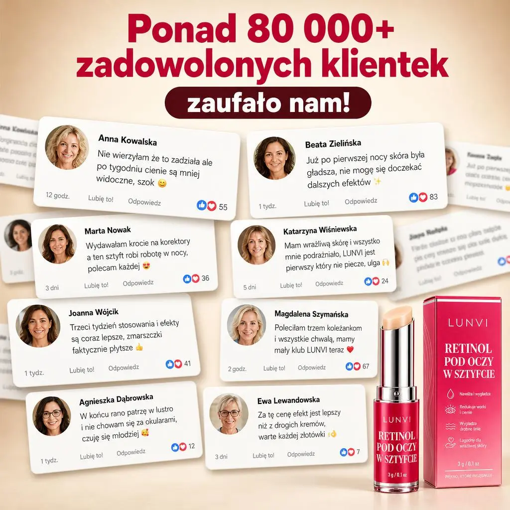LUNVI - Retinolowy sztyft pod oczy na noc